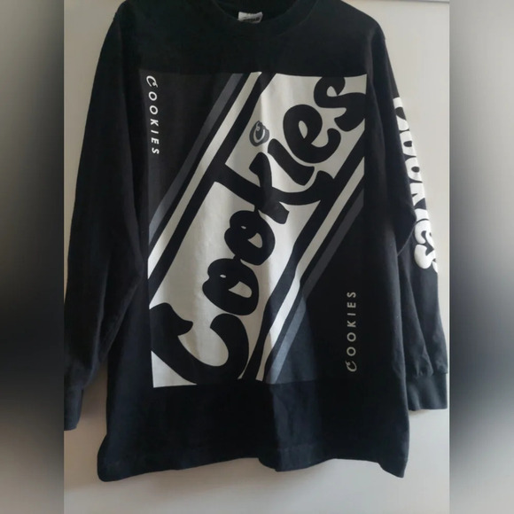 Shaka Mens Heavyweight Graphic Longsleeve  Crewneck shirt Medium Logo - Picture 5 of 6